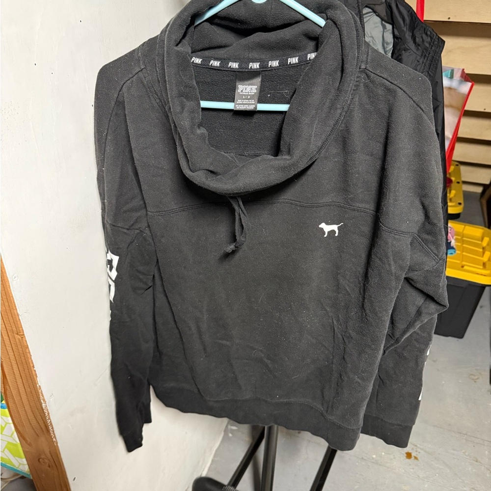 PINK Victoria's Secret Black Sweatshirt